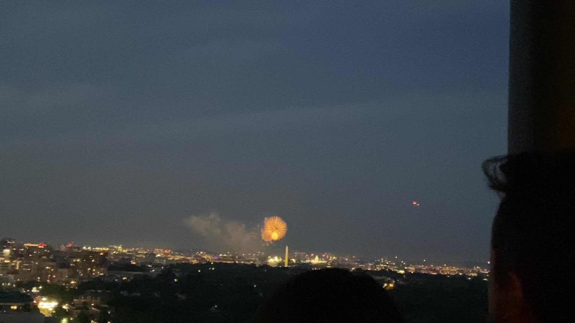 Enjoyed watching white house fireworks